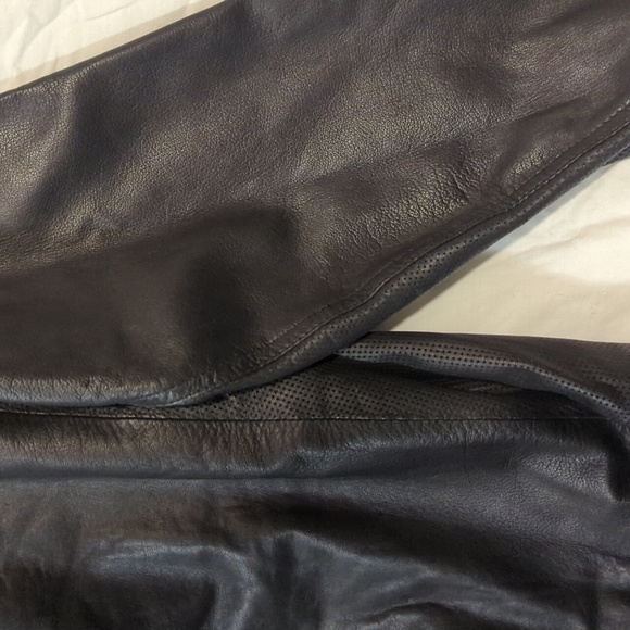 COPY - Size L Rag & Bone Lamb Leather Zip Up Hooded Jacket - Picture 5 of 8